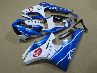 2009-2012 White Blue Hpi Triumph Daytona 675 Triple Motorcycle Fairings UK