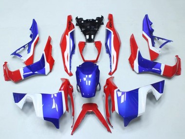 2018-2021 White Red Blue Honda ADV150 Motorcycle Fairings UK