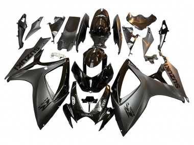 2006-2007 Glossy Black Matte Black Suzuki GSXR 600/750 Motorcycle Fairings UK