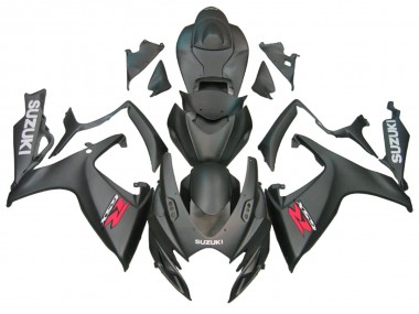 2006-2007 Matte Black Suzuki GSXR 600/750 Motorcycle Fairings UK