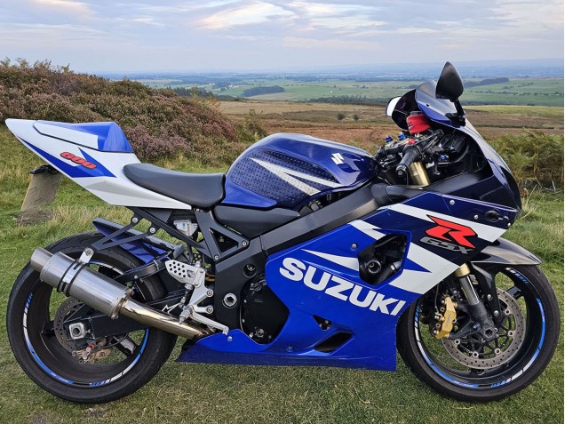 2004-2005 Blue White Red Suzuki GSXR 600 Motorcycle Fairings UK