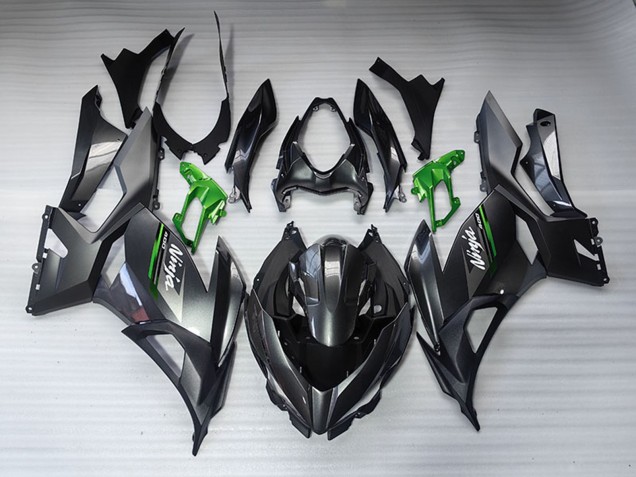 2018-2024 Glossy Black Matte Black Green White Kawasaki EX400 Motorcycle Fairings UK