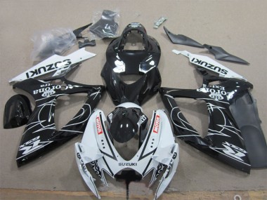 2006-2007 White Black Corona Extra Motul Suzuki GSXR 600 Motorcycle Fairings UK