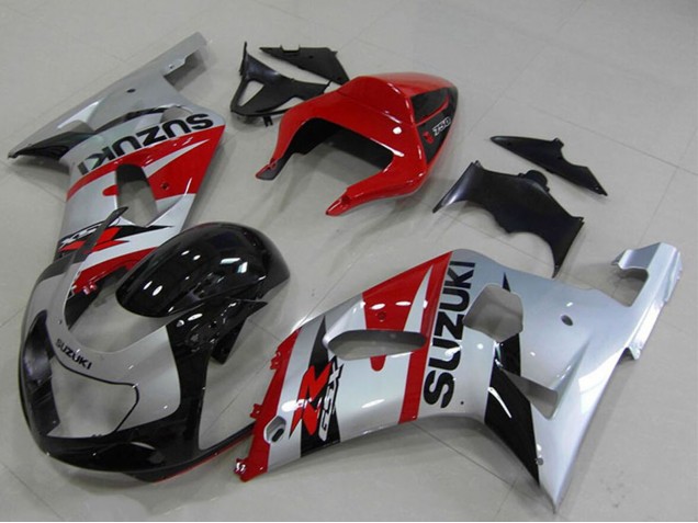 2001-2003 Red Silver Black Suzuki GSXR 750 Motorcycle Fairings UK