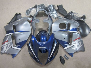 1996-2007 Silver Blue Suzuki GSXR 1300 Hayabusa Motorcycle Fairings UK