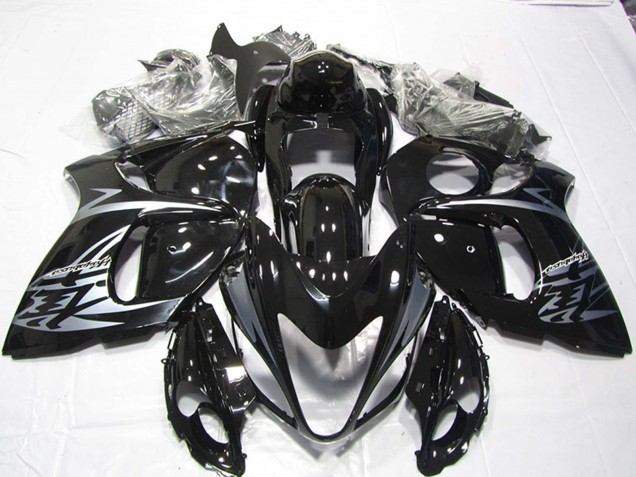 2008-2020 Glossy Black Silver Suzuki GSXR 1300 Hayabusa Motorcycle Fairings UK