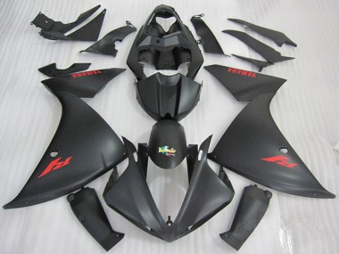 2009-2011 Matte Black Red Decal Yamaha YZF R1 Motorcycle Fairings UK