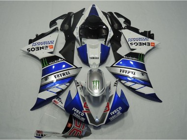2012-2014 Blue Silver White Black Green Monster IVECO Yamalube ENEOS Semakin Didepan Yamaha YZF R1 Motorcycle Fairings UK