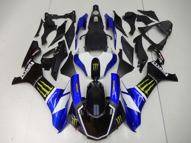 2015-2019 Blue White Glossy Black Green Monster Yamaha YZF R1 Motorcycle Fairings UK