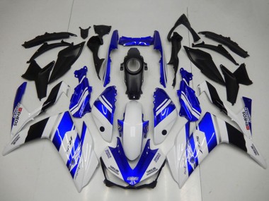 2015-2018 White Blue Black Yamalube ENEOS Yamaha YZF R3 Motorcycle Fairings UK