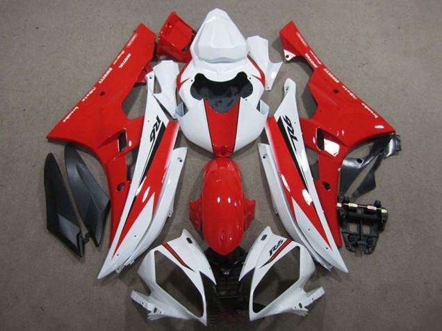 2006-2007 White Red Black Yamaha YZF R6 Motorcycle Fairing UK