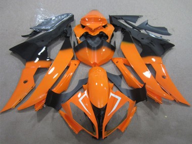 2008-2016 Orange Glossy Black Yamaha YZF R6 Motorcycle Fairing UK