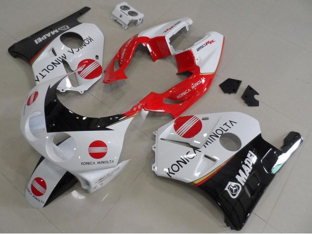 1991-1998 Red Konica Honda CBR250RR MC22 Motorcycle Fairing UK 1991-1998 Red Konica Honda CBR250RR MC22 Motorcycle Fairing UK