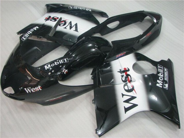 1996-2007 Black White West Honda CBR1100XX Motorcycle Fairing Kit UK 1996-2007 Black White West Honda CBR1100XX Motorcycle Fairing Kit UK