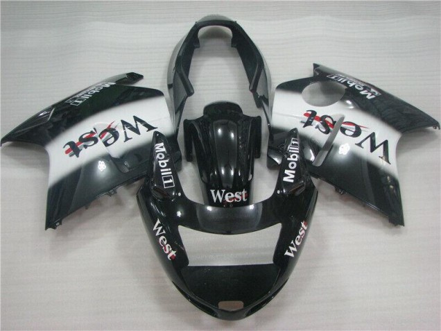 1996-2007 Black White West Honda CBR1100XX Motorcycle Fairing Kit UK 1996-2007 Black White West Honda CBR1100XX Motorcycle Fairing Kit UK