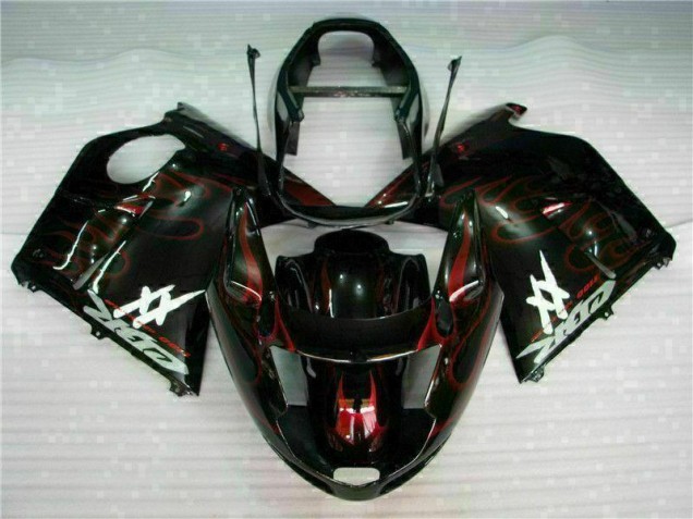 1996-2007 Red Flame Honda CBR1100XX Motorcycle Bodywork UK 1996-2007 Red Flame Honda CBR1100XX Motorcycle Bodywork UK