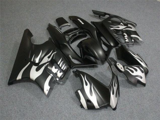 1995-1998 Black White Flame Honda CBR600 F3 Motorbike Fairing UK 1995-1998 Black White Flame Honda CBR600 F3 Motorbike Fairing UK