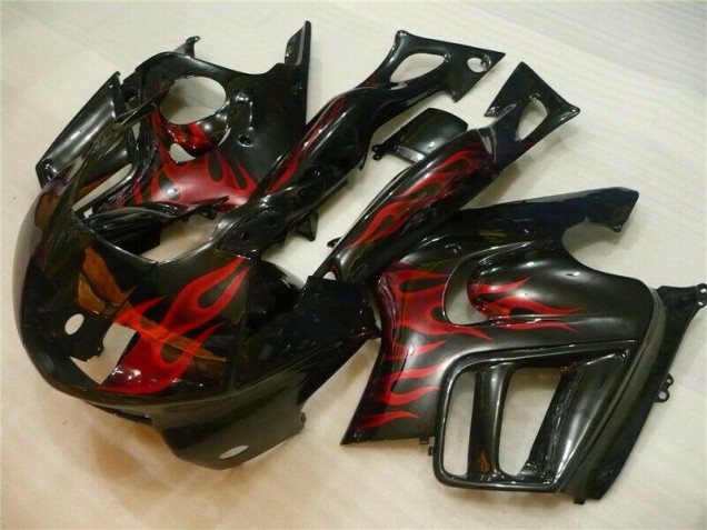 1995-1998 Black Red Flame Honda CBR600 F3 Motorcycle Fairing UK 1995-1998 Black Red Flame Honda CBR600 F3 Motorcycle Fairing UK