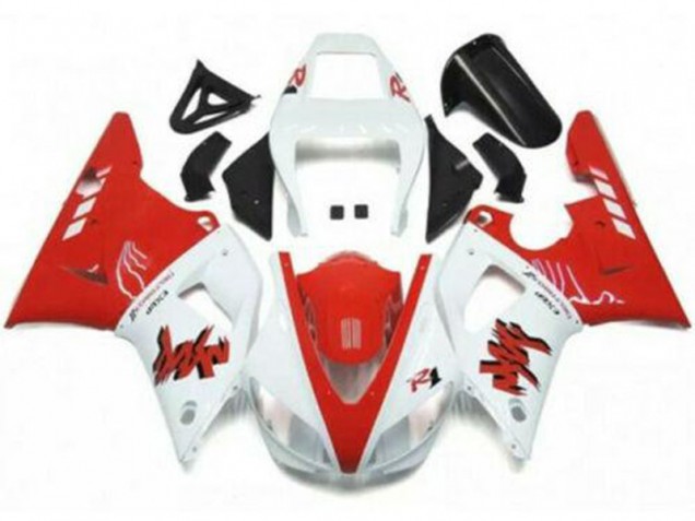 1998-1999 Red White Yamaha YZF R1 Moto Fairings UK