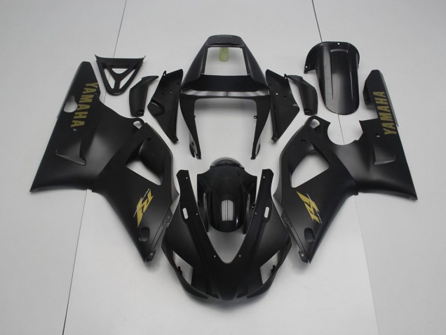1998-1999 Matte Black Yellow Yamaha YZF R1 Motorcycle Fairing Kit UK 1998-1999 Matte Black Yellow Yamaha YZF R1 Motorcycle Fairing Kit UK