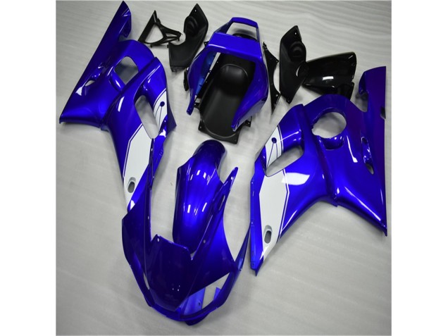 1998-2002 White Blue Yamaha YZF R6 Bike Fairings & Bodywork UK