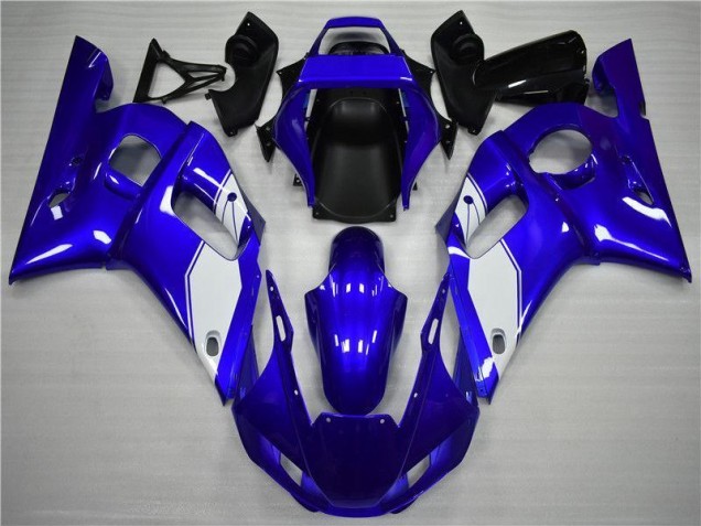 1998-2002 White Blue Yamaha YZF R6 Bike Fairings & Bodywork UK