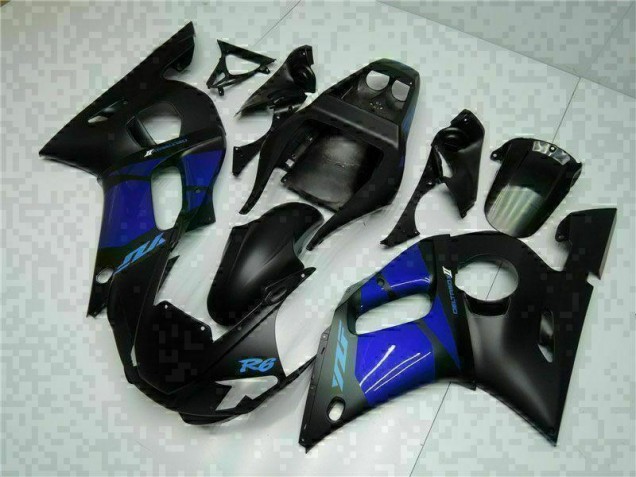 1998-2002 Blue Black Yamaha YZF R6 Bike Fairing Kit UK 1998-2002 Blue Black Yamaha YZF R6 Bike Fairing Kit UK
