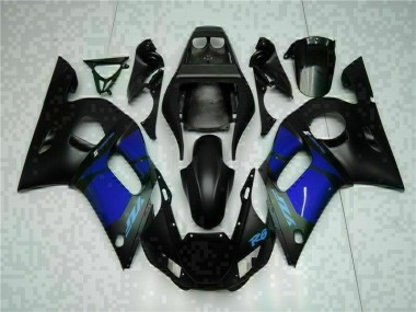 1998-2002 Blue Black Yamaha YZF R6 Bike Fairing Kit UK