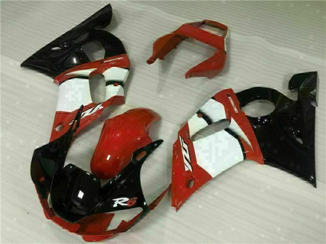 1998-2002 Red White Yamaha YZF R6 Motor Fairings UK 1998-2002 Red White Yamaha YZF R6 Motor Fairings UK
