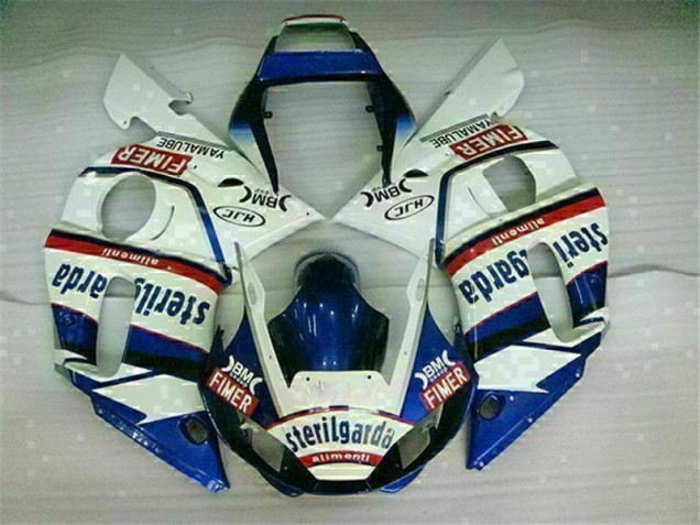 1998-2002 Blue White Yamaha YZF R6 Motorcycle Fairings Kit UK 1998-2002 Blue White Yamaha YZF R6 Motorcycle Fairings Kit UK