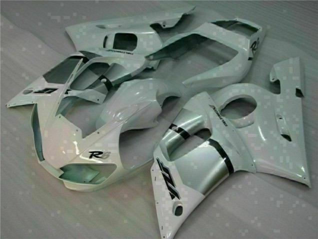 1998-2002 White Yamaha YZF R6 Motorbike Fairing UK 1998-2002 White Yamaha YZF R6 Motorbike Fairing UK
