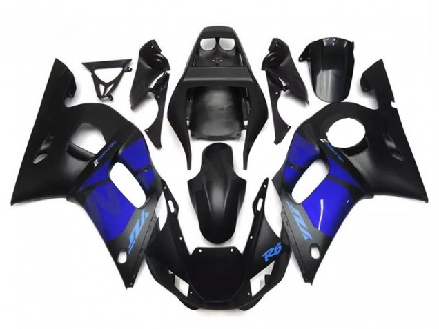 1998-2002 Blue Black Yamaha YZF R6 Replacement Motorcycle Fairings UK 1998-2002 Blue Black Yamaha YZF R6 Replacement Motorcycle Fairings UK