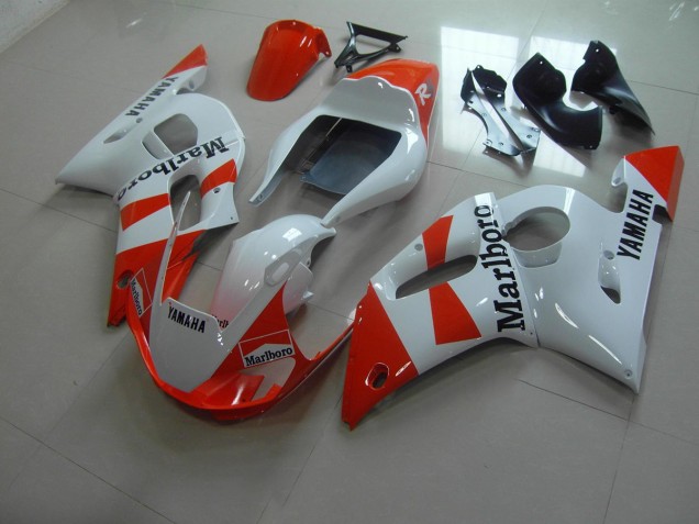 1998-2002 White Red Marlboro Yamaha YZF R6 Motorbike Fairing UK 1998-2002 White Red Marlboro Yamaha YZF R6 Motorbike Fairing UK