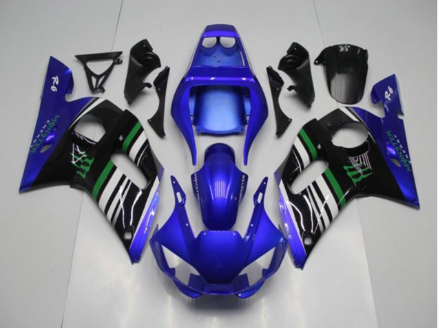 1998-2002 Blue Monster Yamaha YZF R6 Motor Bike Fairings UK 1998-2002 Blue Monster Yamaha YZF R6 Motor Bike Fairings UK