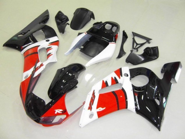 1998-2002 Red White Black Yamaha YZF R6 Motorbike Fairing UK 1998-2002 Red White Black Yamaha YZF R6 Motorbike Fairing UK