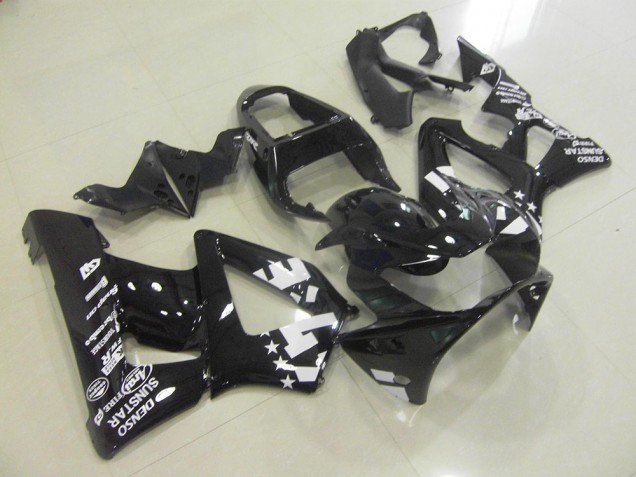 2000-2001 Glossy Black with Start Honda CBR900RR 929 Bike Fairings UK 2000-2001 Glossy Black with Start Honda CBR900RR 929 Bike Fairings UK