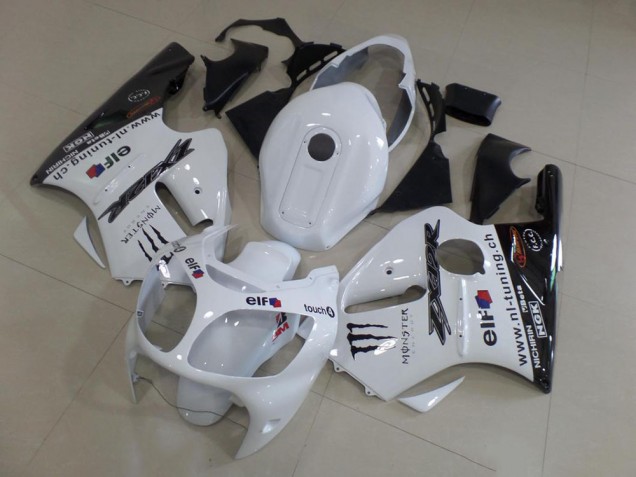 2000-2001 White Kawasaki ZX12R Motorbike Fairing Kits UK 2000-2001 White Kawasaki ZX12R Motorbike Fairing Kits UK