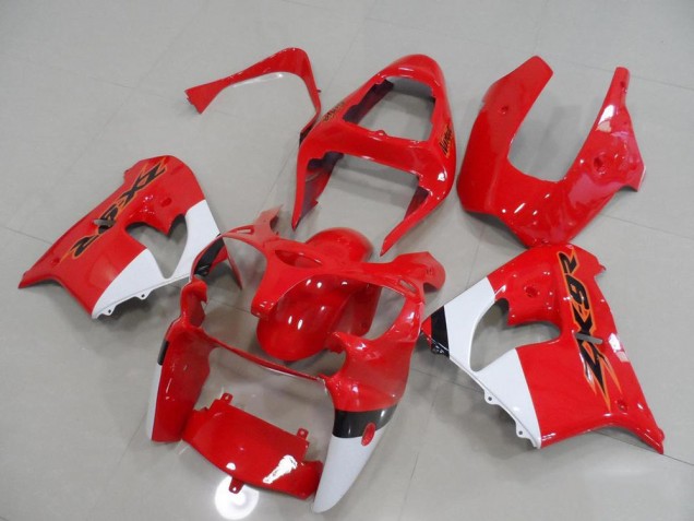 2000-2001 Red and White Kawasaki ZX9R Motorcycle Fairing UK 2000-2001 Red and White Kawasaki ZX9R Motorcycle Fairing UK
