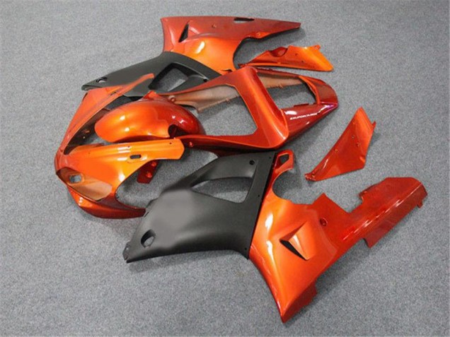 2000-2001 Orange Black Yamaha YZF R1 Motorcycle Fairings Kit UK 2000-2001 Orange Black Yamaha YZF R1 Motorcycle Fairings Kit UK