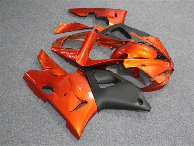 2000-2001 Orange Black Yamaha YZF R1 Motorcycle Fairings Kit UK 2000-2001 Orange Black Yamaha YZF R1 Motorcycle Fairings Kit UK