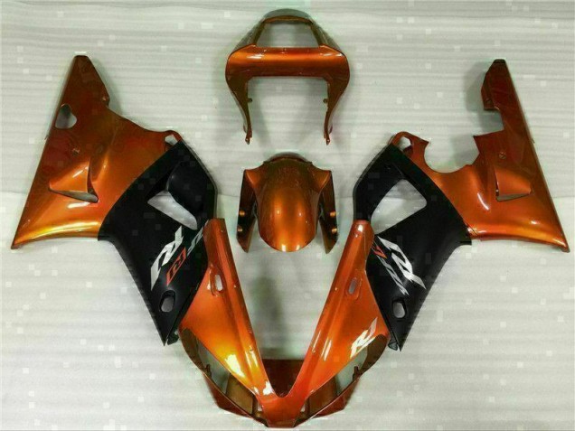2000-2001 Orange Yamaha YZF R1 Motorbike Fairings UK 2000-2001 Orange Yamaha YZF R1 Motorbike Fairings UK