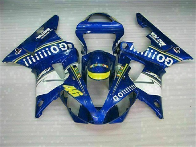 2000-2001 Blue Yamaha YZF R1 Motor Bike Fairings UK 2000-2001 Blue Yamaha YZF R1 Motor Bike Fairings UK