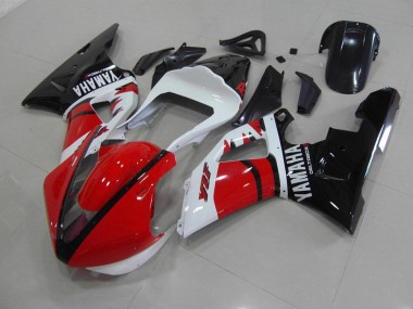 2000-2001 Red Black White Race Version Yamaha YZF R1 Motorcycle Replacement Fairings UK