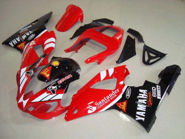 2000-2001 Santander Yamaha YZF R1 Motorcycle Fairings Kit UK 2000-2001 Santander Yamaha YZF R1 Motorcycle Fairings Kit UK