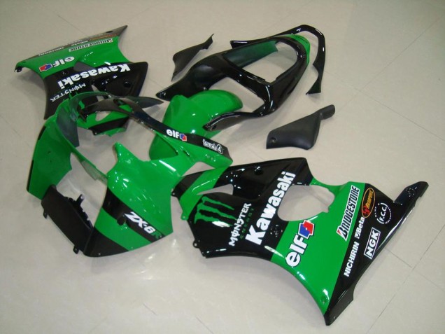2000-2002 Green Monster Kawasaki ZX6R Replacement Motorcycle Fairings UK 2000-2002 Green Monster Kawasaki ZX6R Replacement Motorcycle Fairings UK