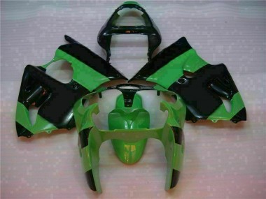 2000-2002 Green Black Kawasaki ZX6R Motorcycle Fairings UK