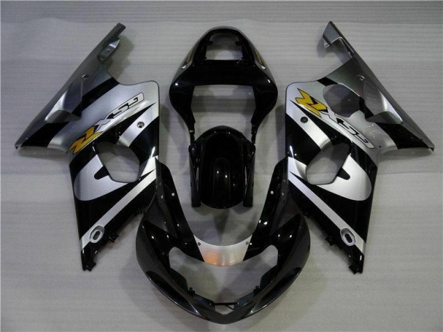 2000-2002 Silver Black Suzuki GSXR 1000 Motor Fairings UK 2000-2002 Silver Black Suzuki GSXR 1000 Motor Fairings UK