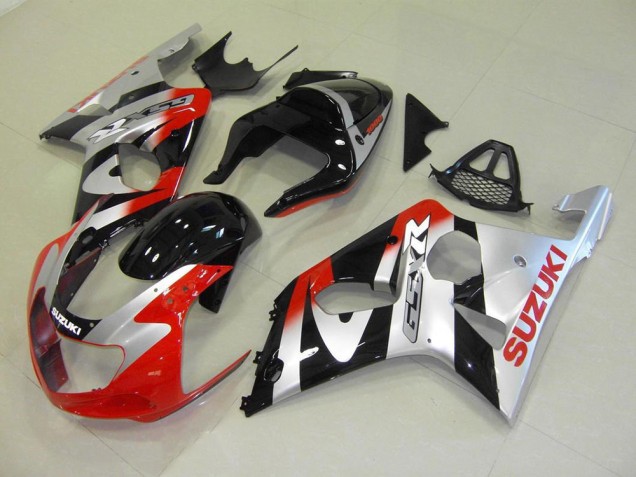 2000-2002 Red Silver Suzuki GSXR 1000 Motorcycle Fairings UK 2000-2002 Red Silver Suzuki GSXR 1000 Motorcycle Fairings UK