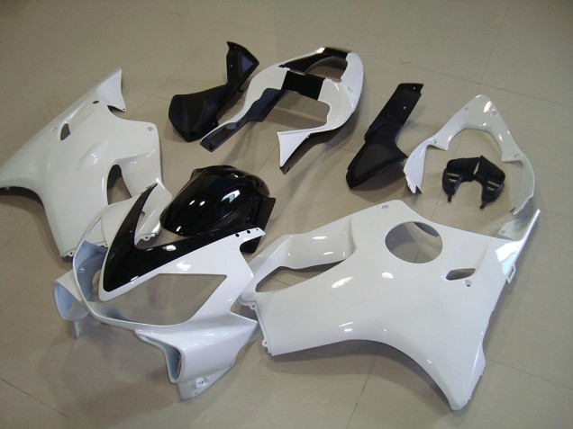 2001-2003 White with Black Stripe Honda CBR600 F4i Motorcycle Fairing Kits UK 2001-2003 White with Black Stripe Honda CBR600 F4i Motorcycle Fairing Kits UK