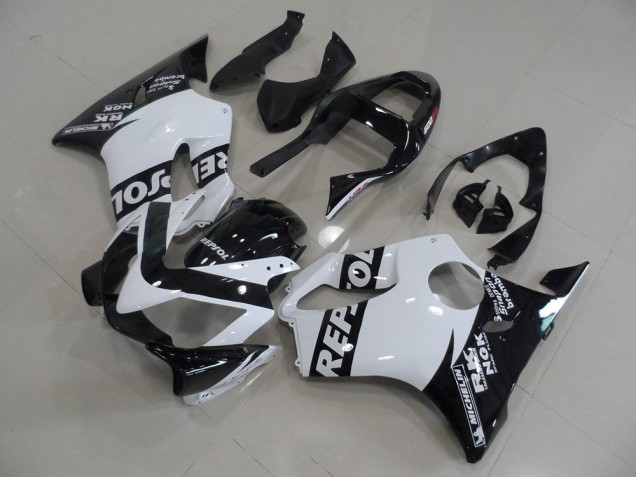 2001-2003 White Repsol Honda CBR600 F4i Motorcycle Fairings Kit UK 2001-2003 White Repsol Honda CBR600 F4i Motorcycle Fairings Kit UK